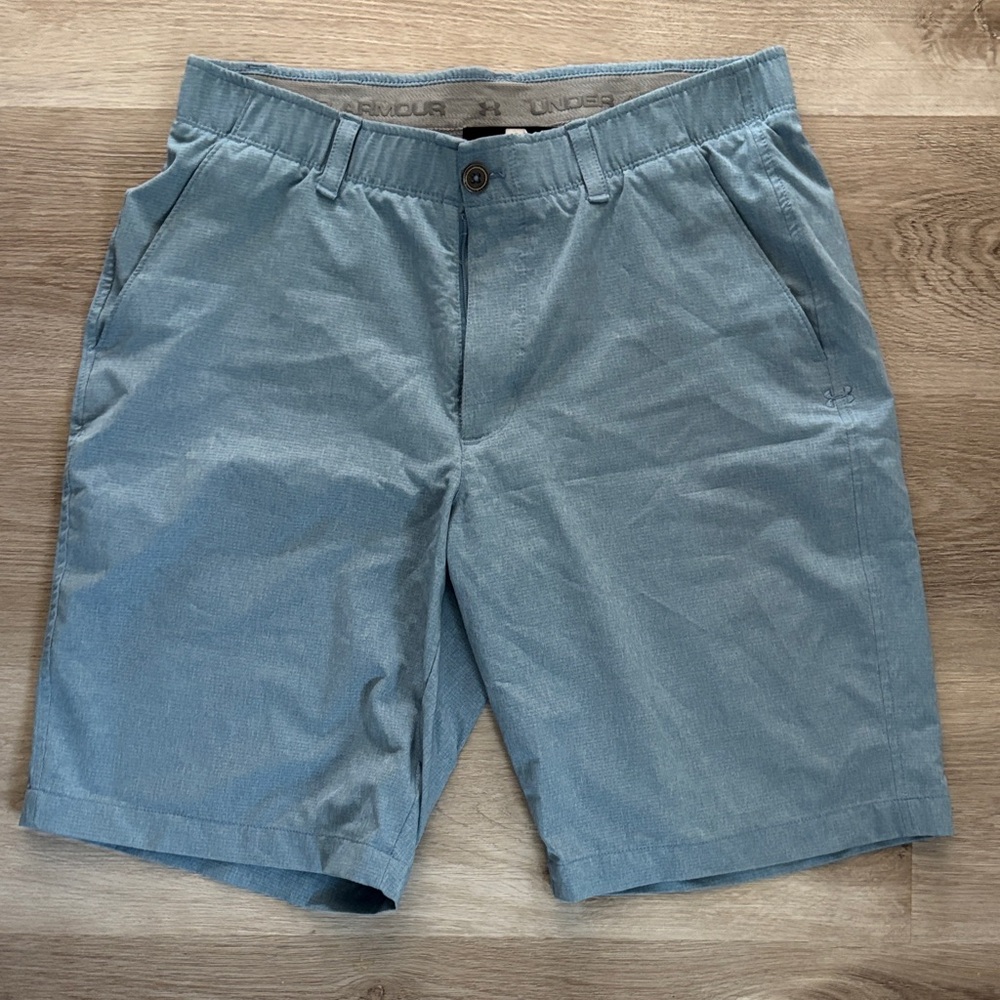 Under Armour Light Blue Men's Flat Front Shorts